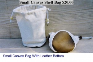 Canvas Empty Shell Bag