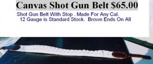 Shot Gun Belt